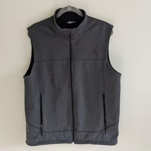 The North Face zip up windwall vest men's large